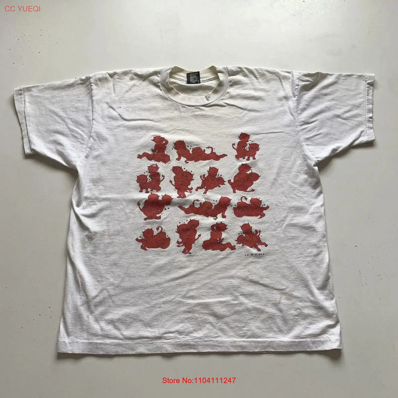 Vintage Fashion Victim Shirt - تي شيرت عتيق من التسعينات بتصميم