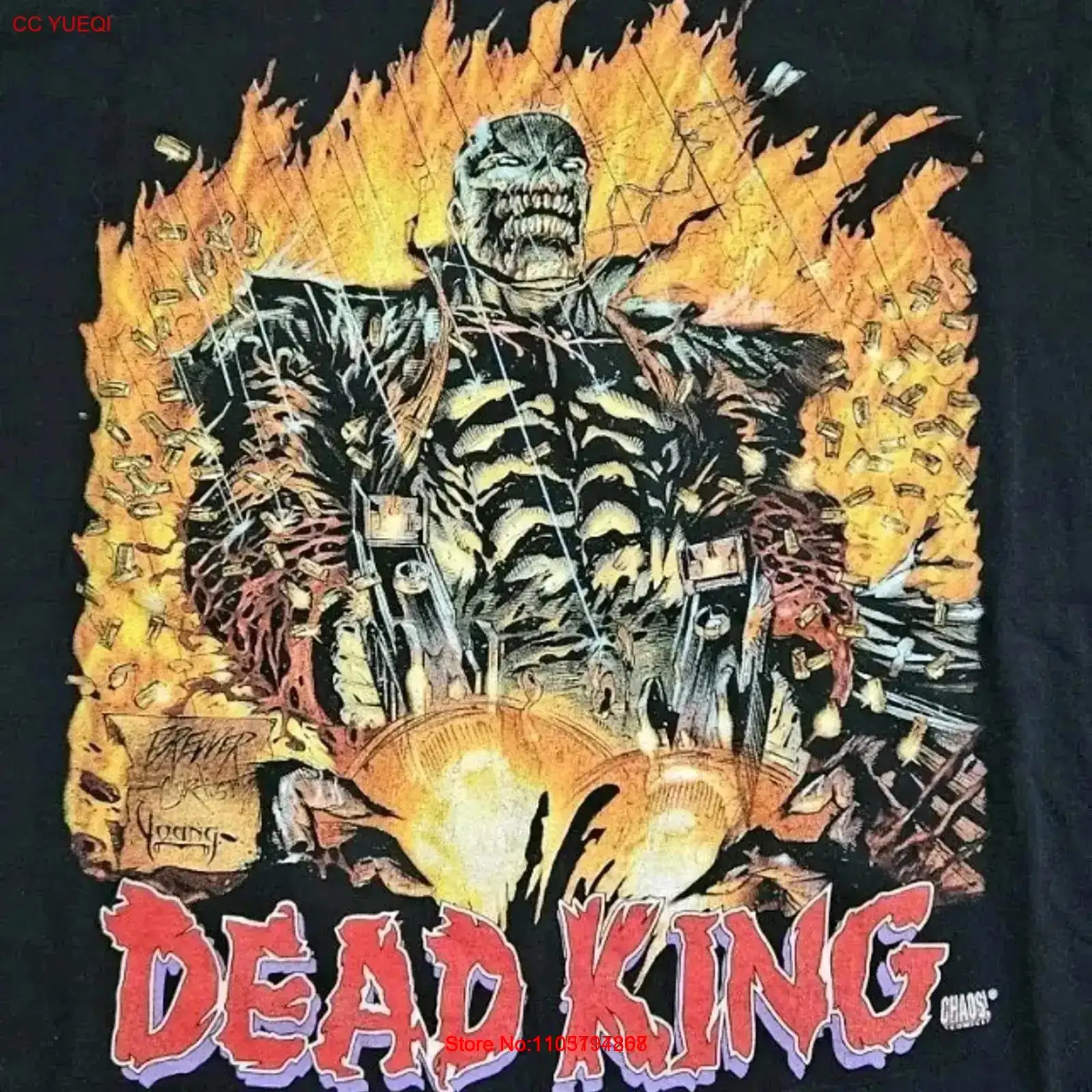 Vintage Fashion Victim Shirt - تي شيرت كلاسيكي 90s Choas Comics
