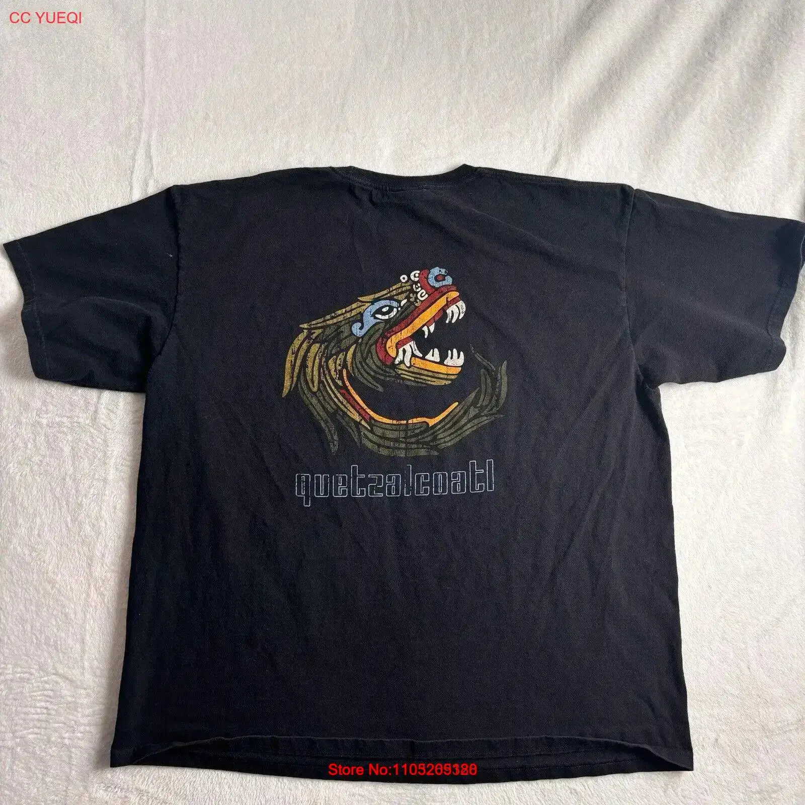 Vintage Yacht Fashion - VTG Yacht Club Quetzalcoatl المكسيك الأسود
