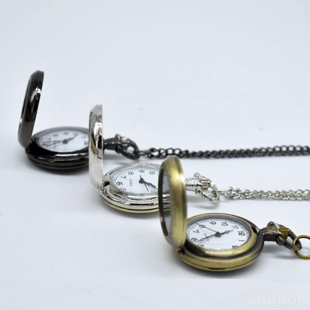 قلادة ساعة جيب معدنية عتيقة مخ - مراجعة Vintage Fashion Jewelry وسعره