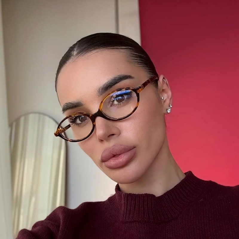 نظارات شمسية بيضاوية عتيقة الط - مراجعة Vintage Fashion Streetwear وسعره