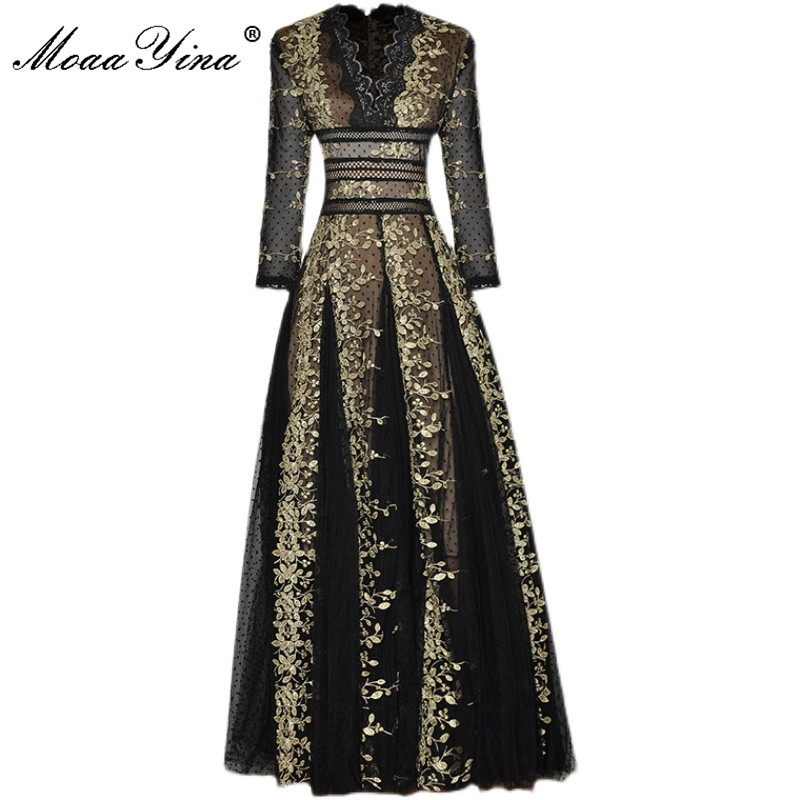 فستان حفلات موسم الخريف من Moa - مراجعة Vintage Fashion Runway وسعره