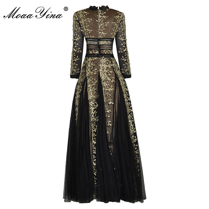 فستان حفلات موسم الخريف من Moa - مراجعة Vintage Fashion Runway وسعره