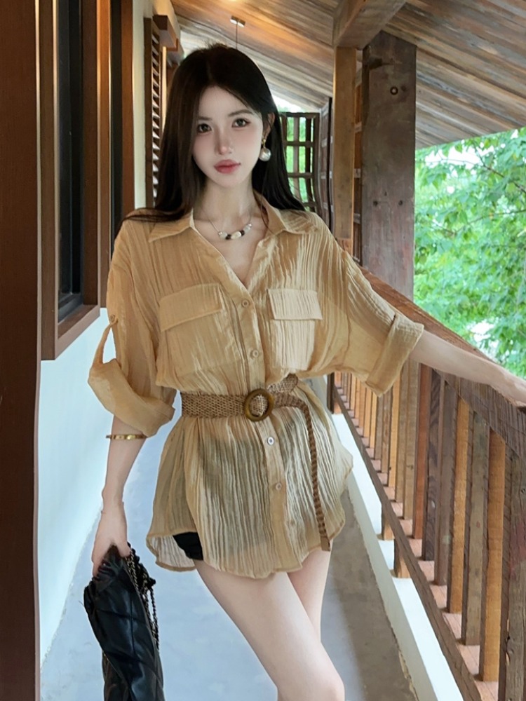 قميص نسائي صيفي جديد بتصميم عت - مراجعة Vintage Fashion Old Money وسعره
