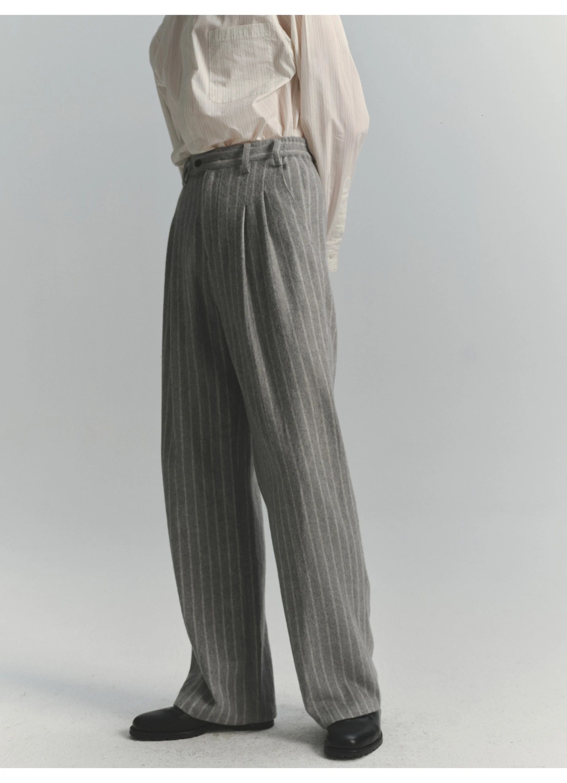 بنطلون رجالي مخطط أنيق بتصميم  - مراجعة Vintage Fashion Old Money وسعره