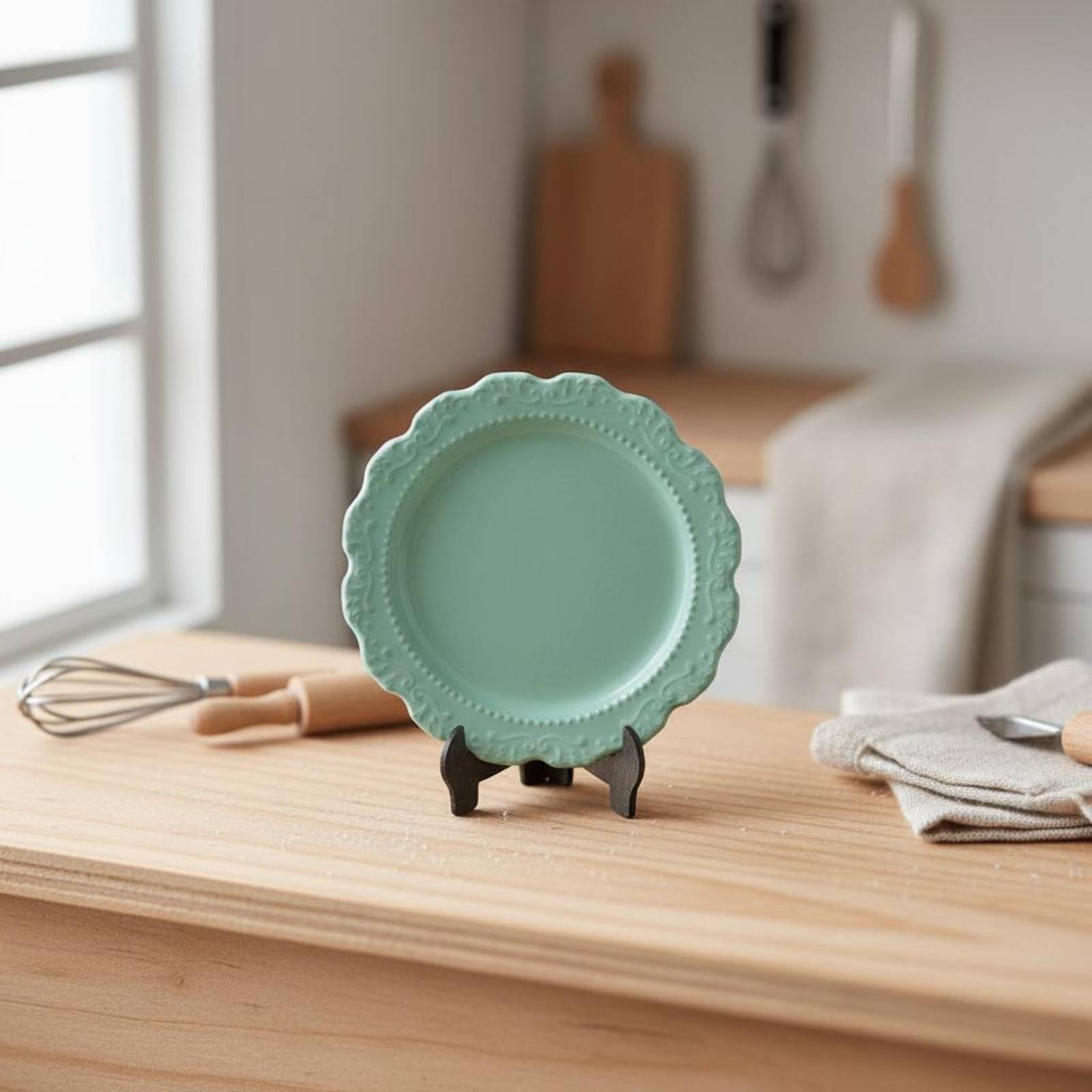 طبق عشاء مصغر بتصميم عتيق للزي - مراجعة Vintage Fashion Plates Toy وسعره