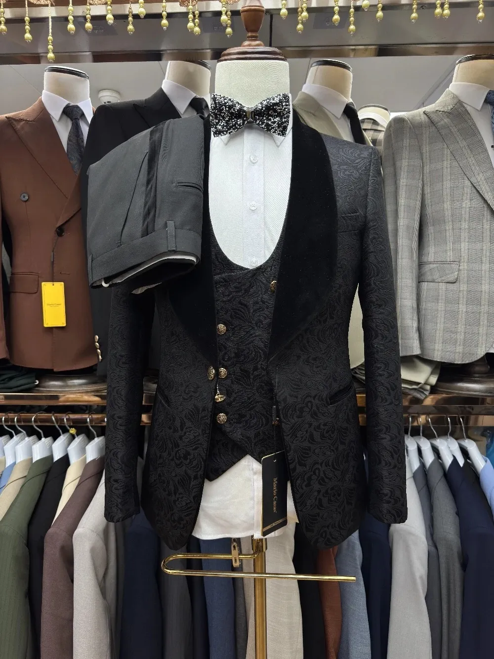 بدلة رجالية كلاسيكية مخملية جا - مراجعة Velvet Blazer Vintage وسعره