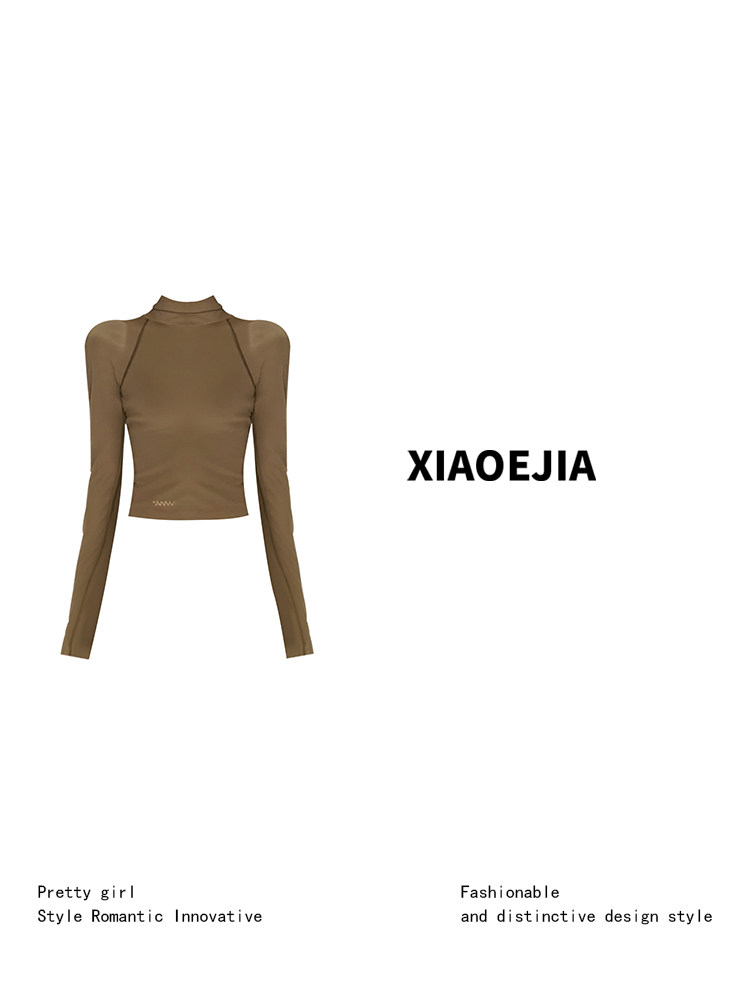 تي شيرت نسائي أخضر بتصميم قوطي - مراجعة Turtleneck Knit 90S وسعره