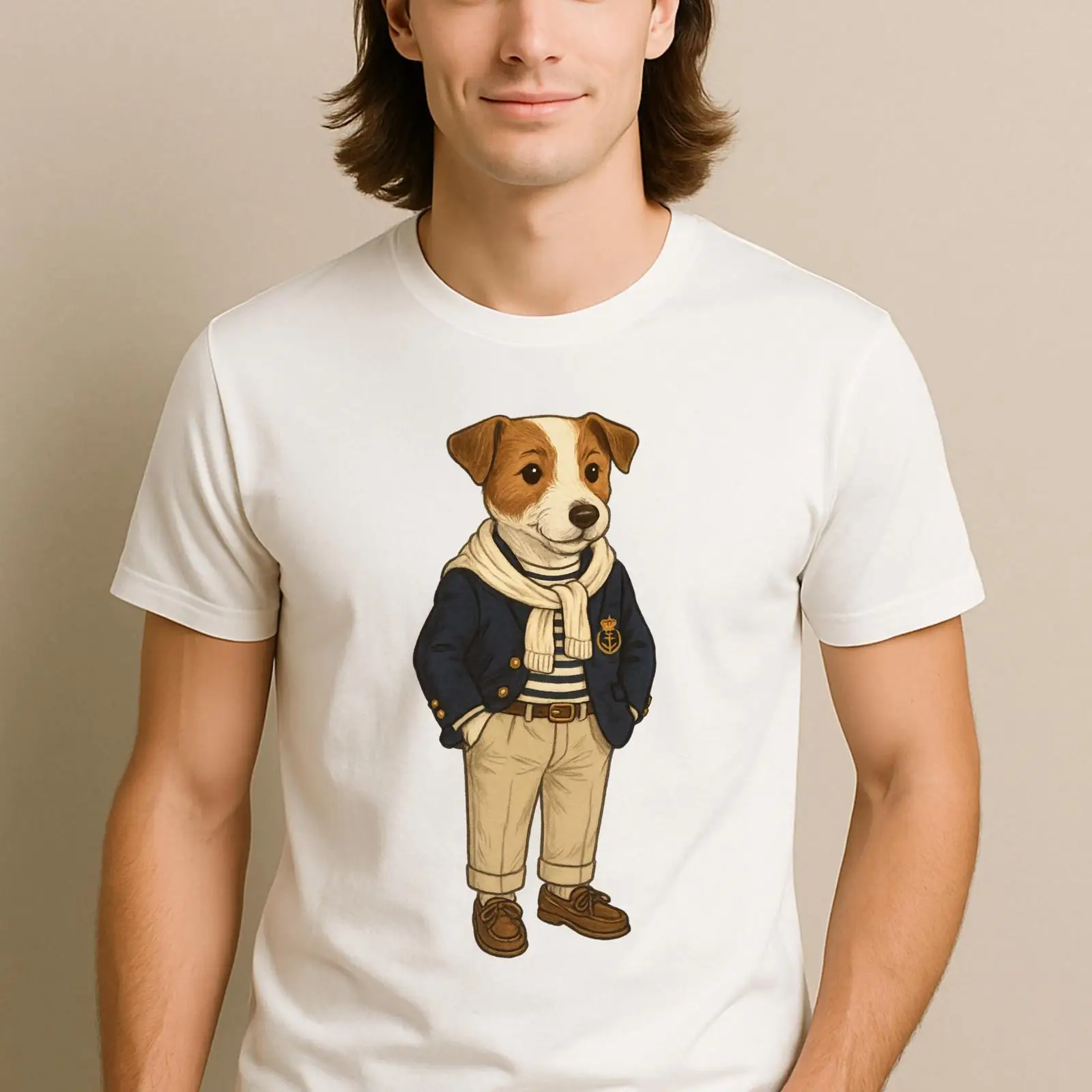 تي شيرت Preppy Jack Russell Te - مراجعة Vintage Yacht Fashion وسعره