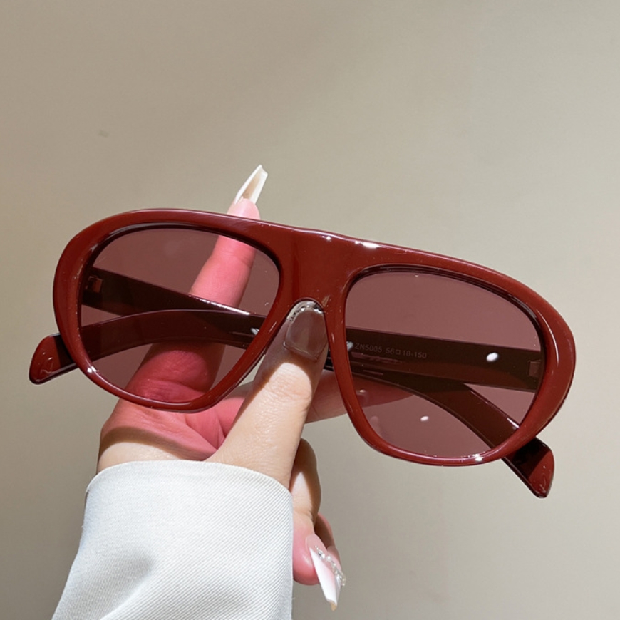 نظارات شمسية جديدة كبيرة الحجم - مراجعة Vintage Fashion Streetwear وسعره